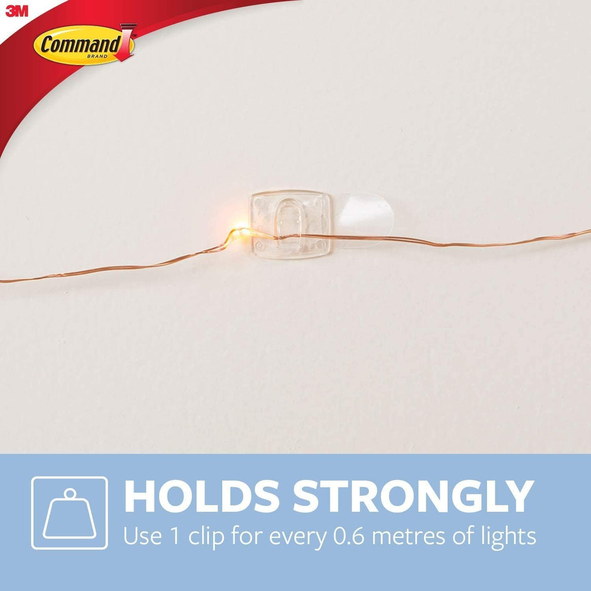 Command Clear Refill Strips Mini 40Strips/PK/ 12PK/CS