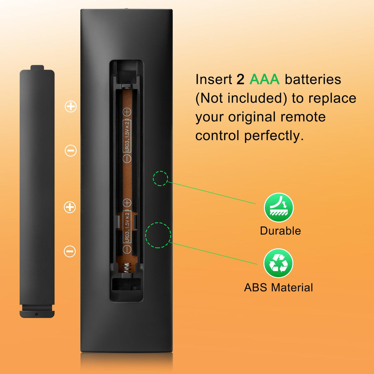 【Pack of 2】 New Universal Remote for All Samsung TV Remote, Replacement Compatible for All Samsung Smart TV, LED, LCD, HDTV, 3D, Series TV
