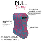 Maru Swimming Pull Buoy – Buoyant Foam Swimming Float – Improves Stroke Technique & Helps Strengthen Arms – Comfortable, Non-Chafing & Trusted by Coaches
