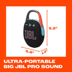 JBL Clip 5 - Ultra-Portable Waterproof Speaker - Sand