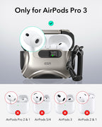 ESR for AirPods 5/4 Case, Compatible with MagSafe, Drop-Proof Lock, Black