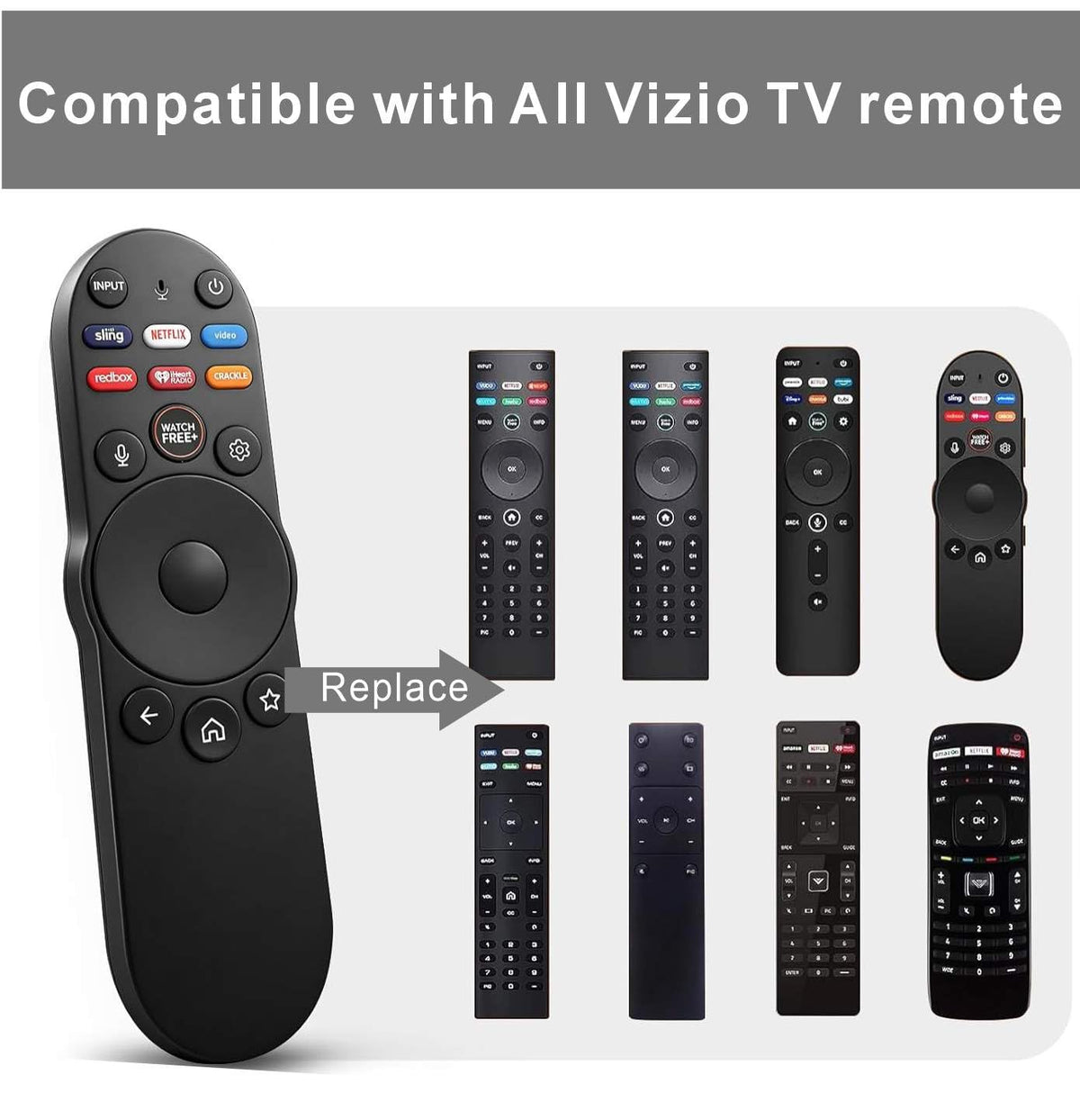 SolarCell Replacement for Samsung TV Remote 2026-2019, Solar Powered, Fast Self-Charging Samsung Smart TV Remote Control, USB-C Rechargeable, Universal, Voice Search, Bluetooth, 2-Year Warranty