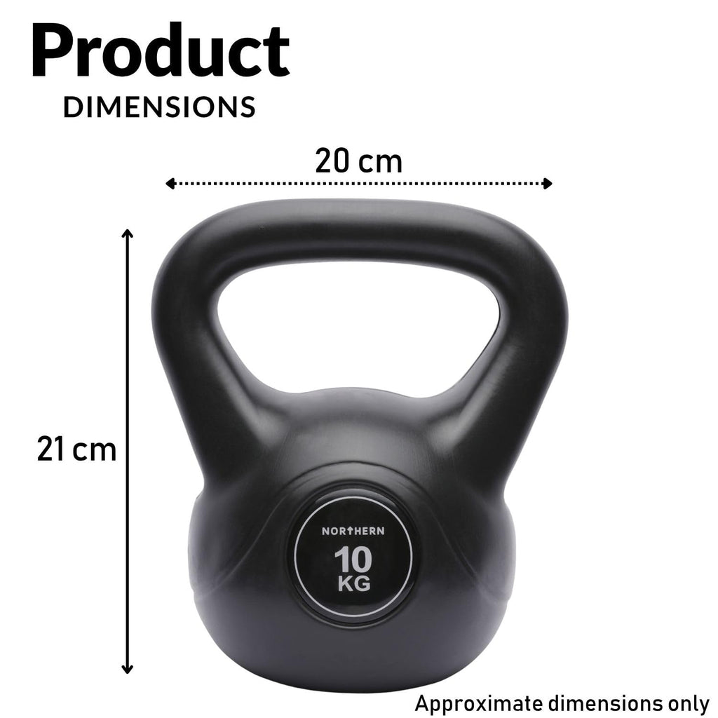 NORTHERN Vinyl Kettlebell 2kg-14kg - Strength Training Weight