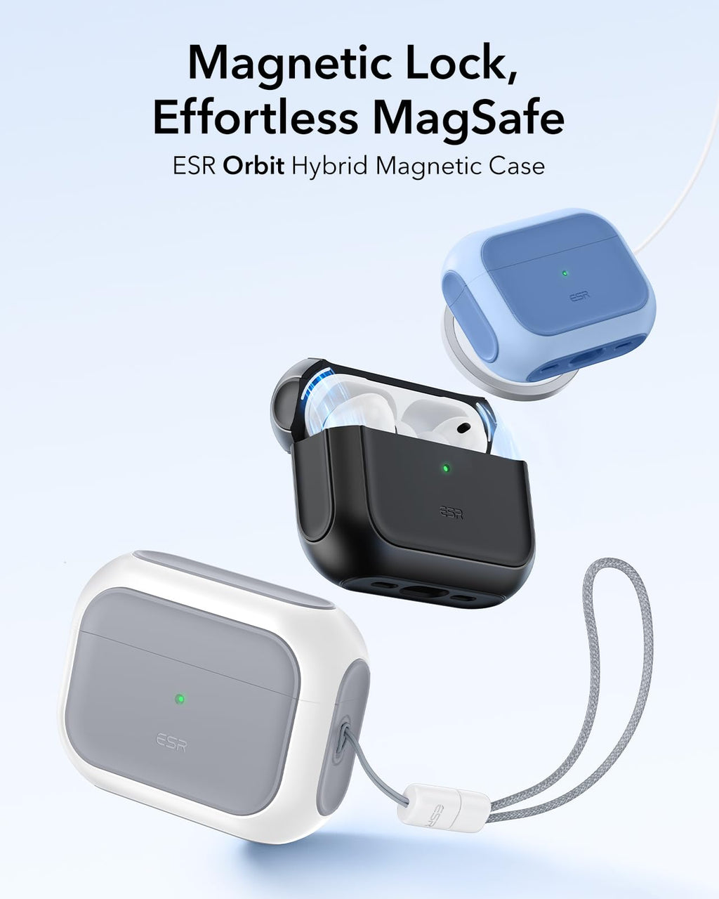 ESR for AirPods Pro 3 Case, Compatible with MagSafes, Purple