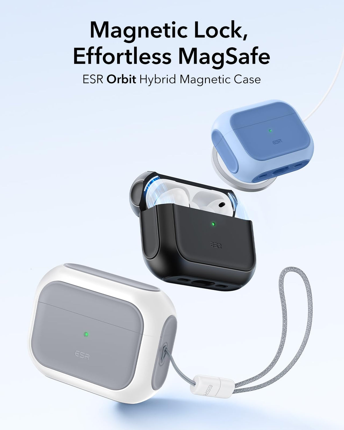 ESR for AirPods Pro 3 Case, Compatible with MagSafes, Purple