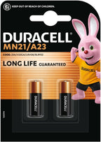 DURACELL MN21 Specialty Alkaline Battery (2 Pack) 12V, A23/8LR932