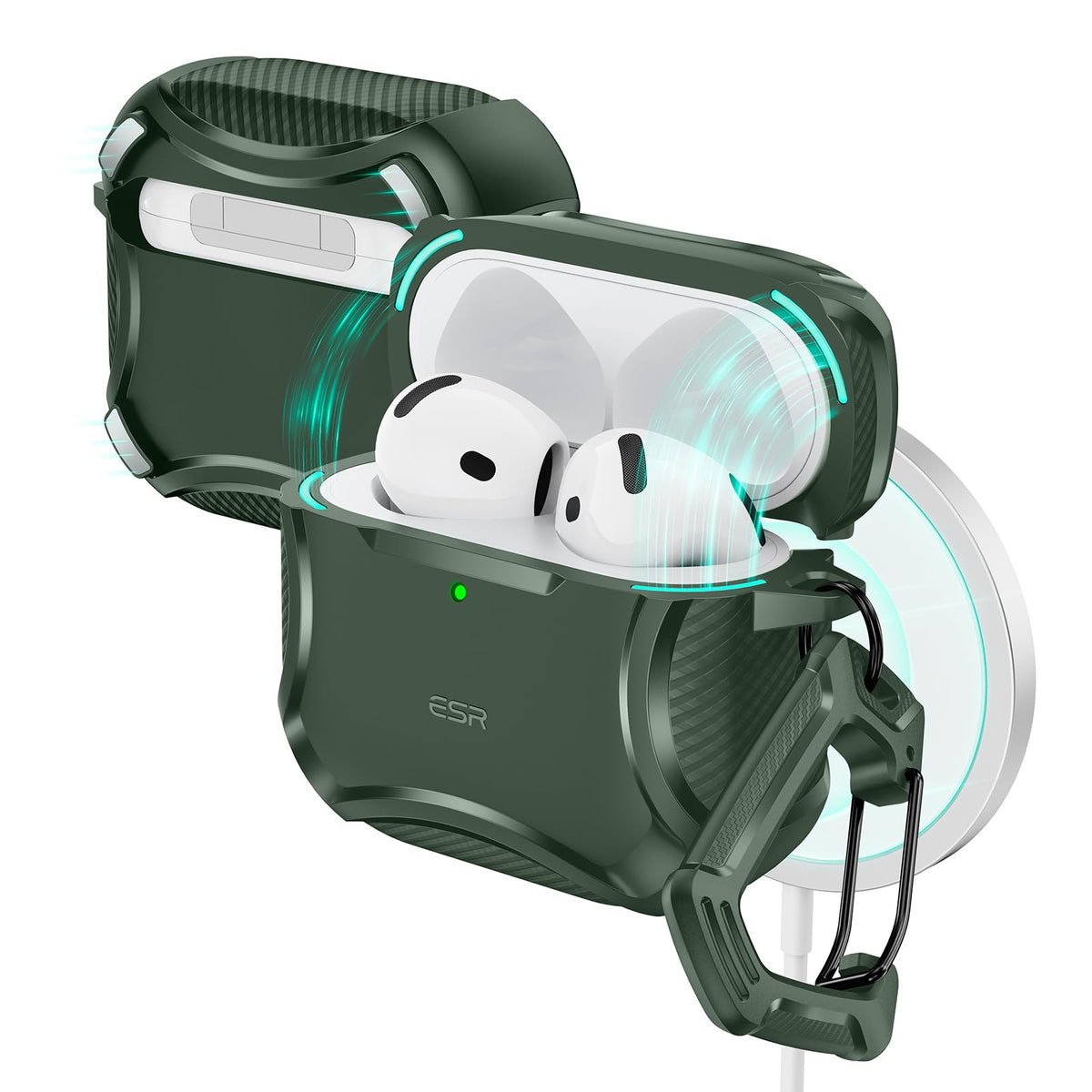 ESR for AirPods Pro 2 Case, Compatible with MagSafe, Navy Blue