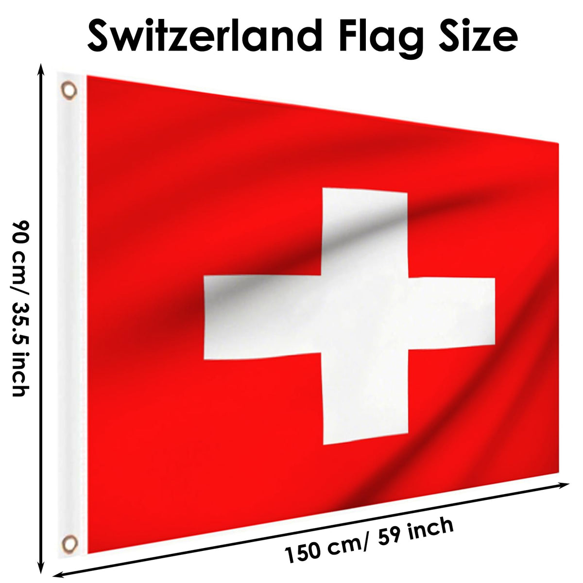 Albania Flag 5ft x 3ft, Large Big Albanian Flags with Brass Eyelets for Football Events School Culture Day Party Outdoor Decorations