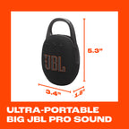 JBL Clip 5 - Ultra-Portable Waterproof Speaker - Sand