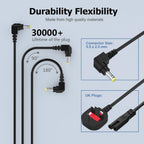 65W Laptop Charger Compatible with Microsoft Surface Pro Laptop Book Go