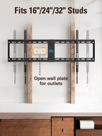 Mounting Dream Fixed TV Wall Mount Bracket for Most 17-42'' Flat Screen TV