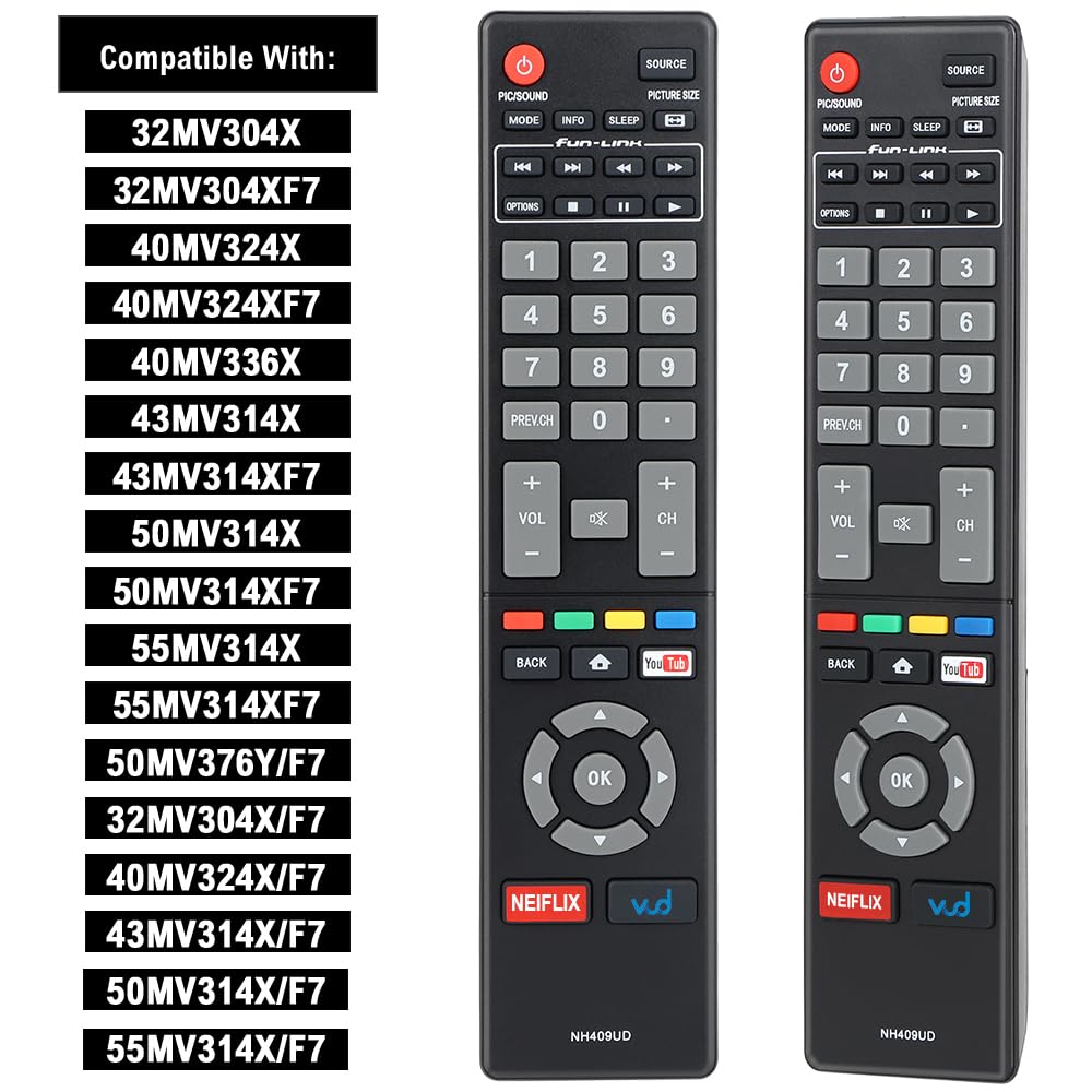 for Samsung-Smart-TV-Remote-Replacement, Universal for All Samsung TVs (BN59-01315A)