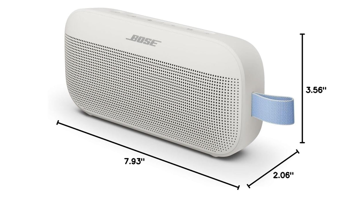 Bose SoundLink Flex Bluetooth Speaker (2nd Gen) - Portable Outdoor Speaker with Hi-Fi Audio, Waterproof and Dustproof, USB-C, Up to 12 Hours Battery Life, Black