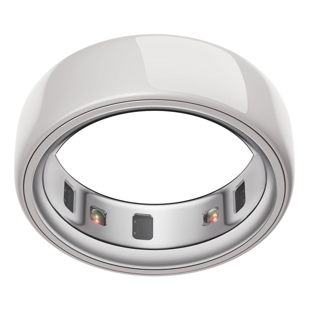 OURA Ring 4 Smart Ring - Ceramic Cloud - Size 9