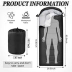 Sleeping Bag for Camping,Sleeping Bags for Adults Backpacking Waterproof,3 Seasons Adult Blanket,Small Packed Ultralight Carry Bag, Soft,Thick and Warm,for Outdoor Camping,Travel,Hiking