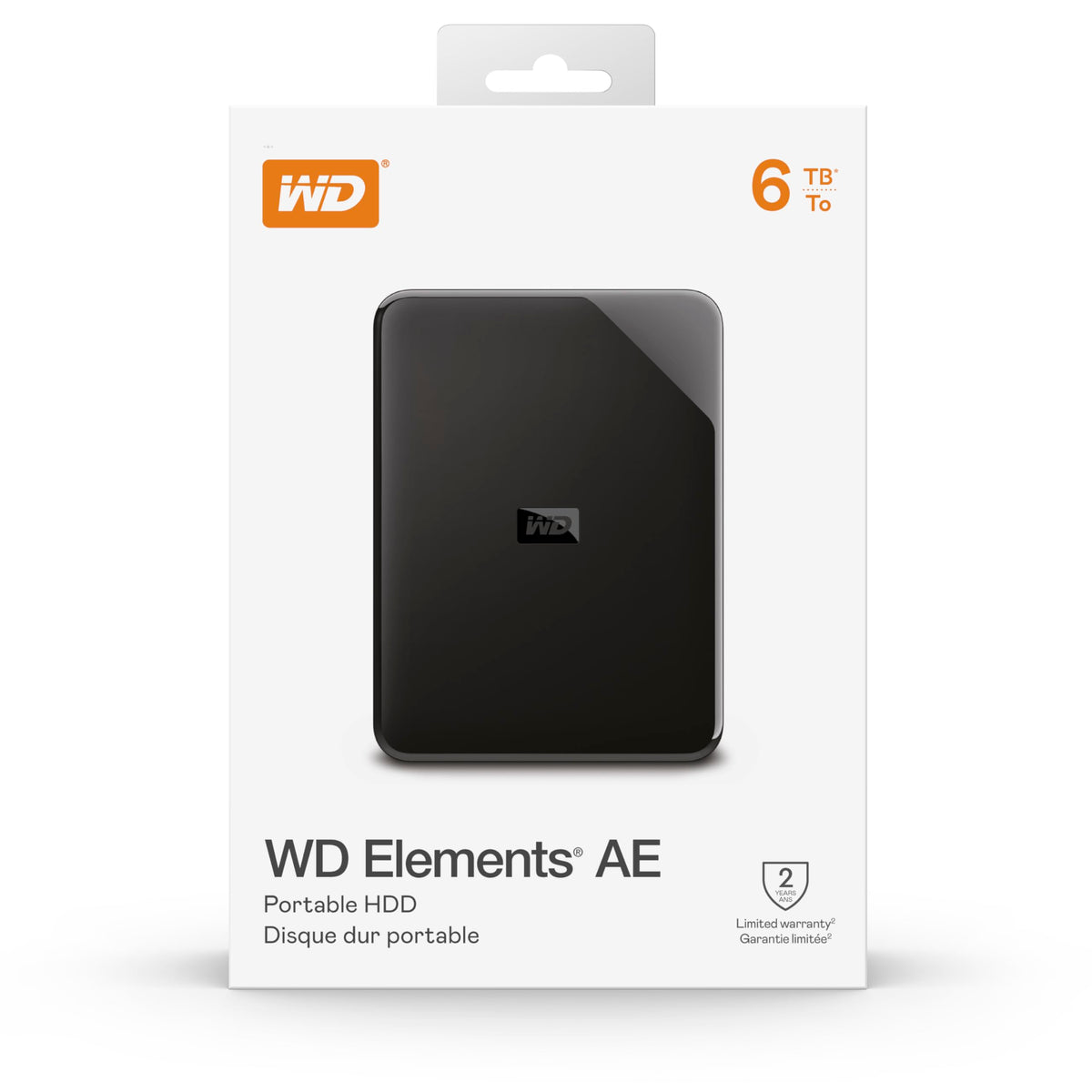 WD 2TB Elements AE Portable External Hard Drive, SuperSpeed USB 3.2 Gen 1/USB 3.0, Plug-and-Play, Formatted for Windows, Black