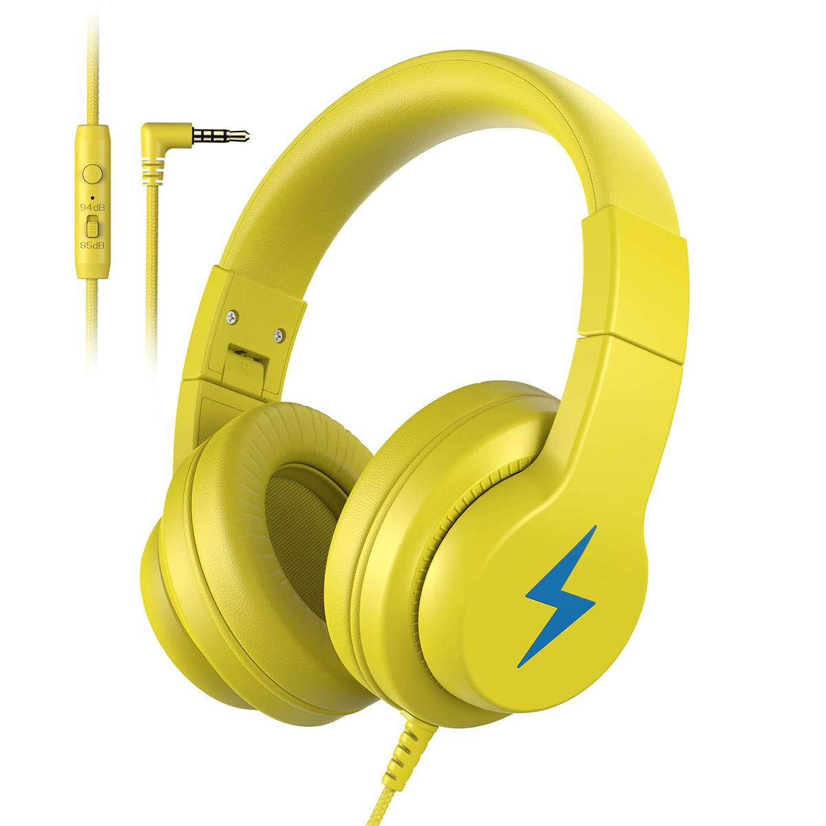 Candy Bila Wired Kids Headphones for School, Over-Ear for Boys Girls