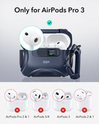 ESR for AirPods 5/4 Case, Compatible with MagSafe, Drop-Proof Lock, Black