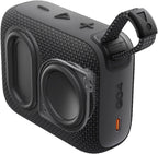 JBL Go 4 - Ultra-Portable, Waterproof and Dustproof Bluetooth Speaker, Big JBL Pro Sound with Punchy bass, 7-Hour Built-in Battery, Made in Part with Recycled Materials (Black)