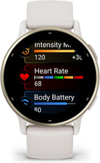 Garmin vívoactive® 5, Health & Fitness GPS Smartwatch, 42mm, Ivory