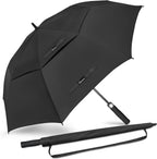 NINEMAX Large Golf Umbrella Windproof Strong 54/62/68 Inch,Extra Big Golf Umbrellas Automatic Open Double Canopy for Gents Women