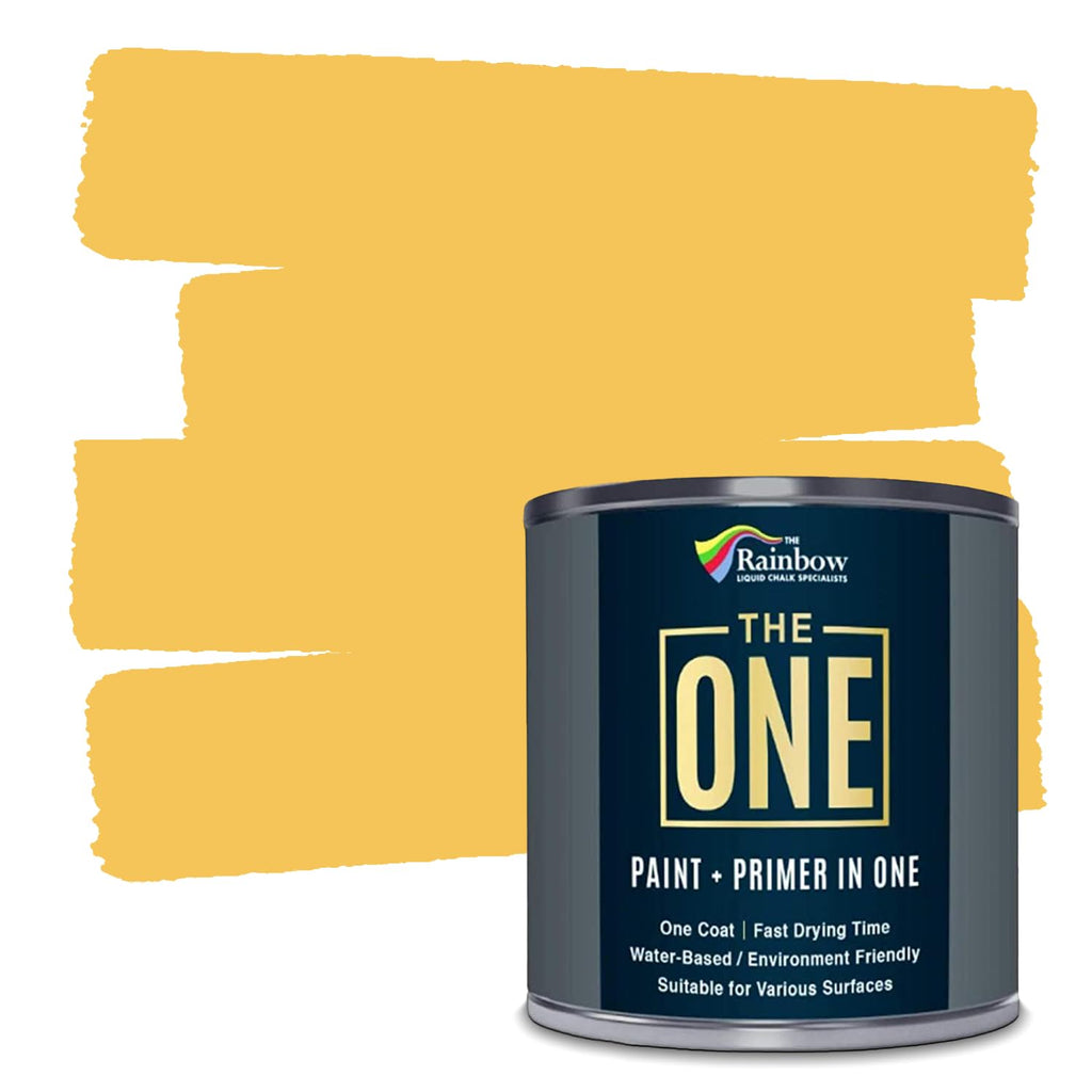 The ONE All-In-One Paint & Primer - Deep Red Satin, 2.5 L | Multi-Surface 1 Coat Formula | Easy Indoor & Outdoor Decorating for Home & Garden Walls, Floors & Furniture | Durable, Water-Based & Low VOC