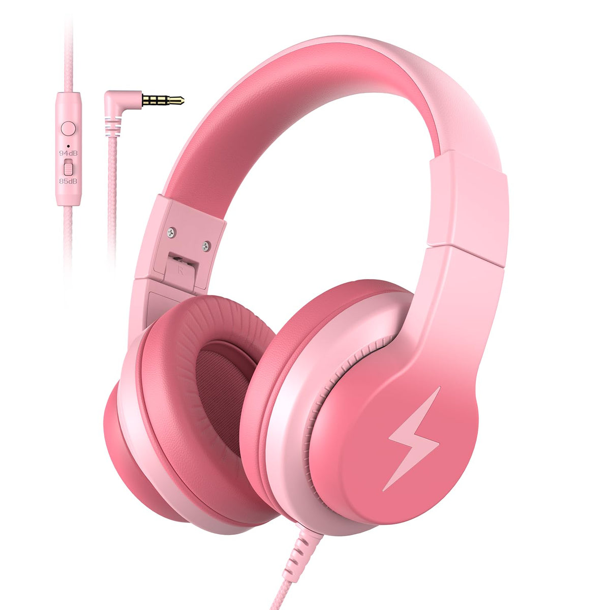 Candy Bila Wired Kids Headphones for School, Over-Ear for Boys Girls