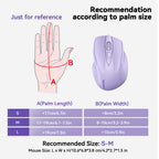 TECKNET Bluetooth Mouse, Wireless Mouse Rechargeable