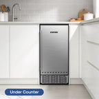 ICEPURE Nugget Ice Makers Countertop with App, Portable Ice Machine