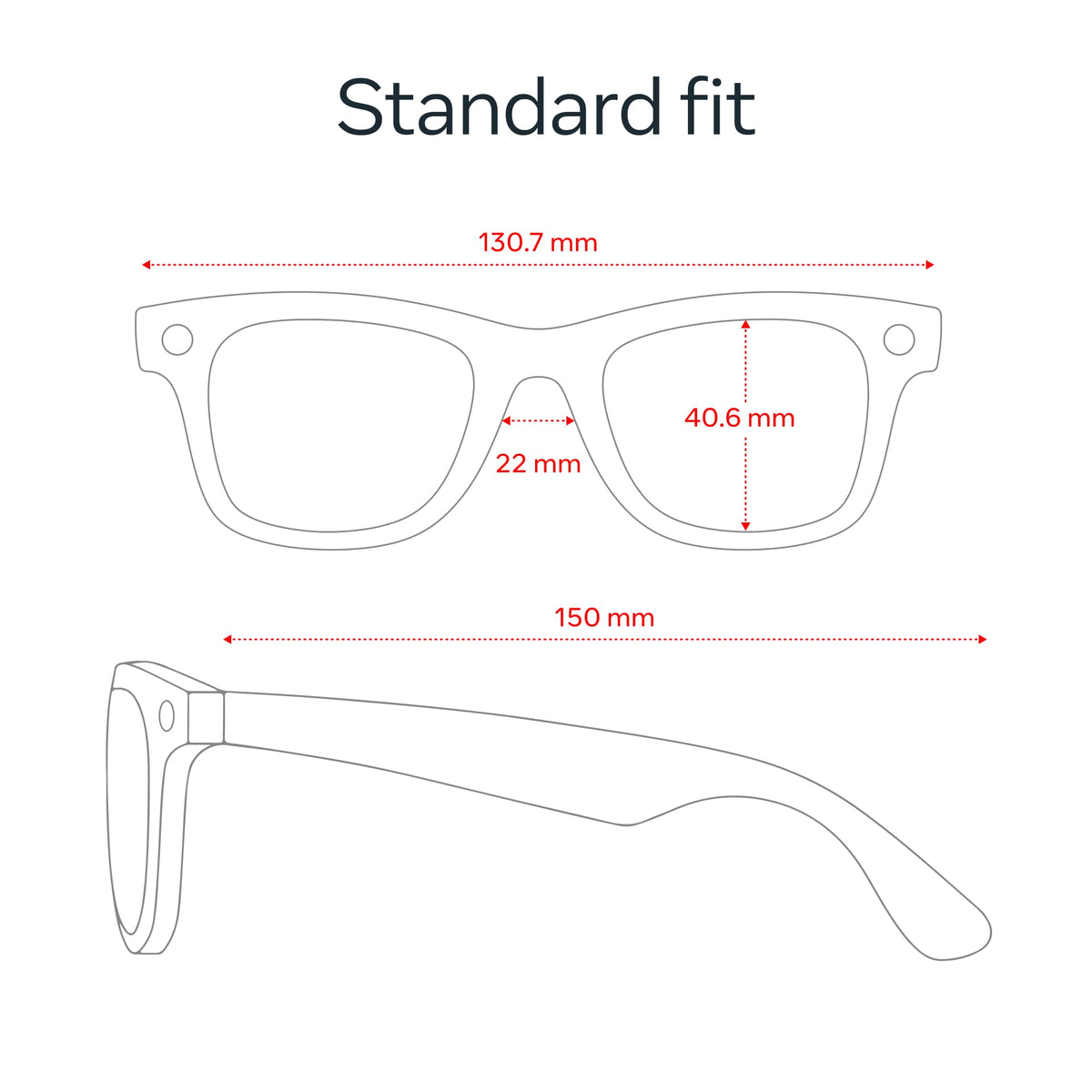 Ray-Ban Meta (Gen 2) Wayfarer, Matte Black, Clear lenses