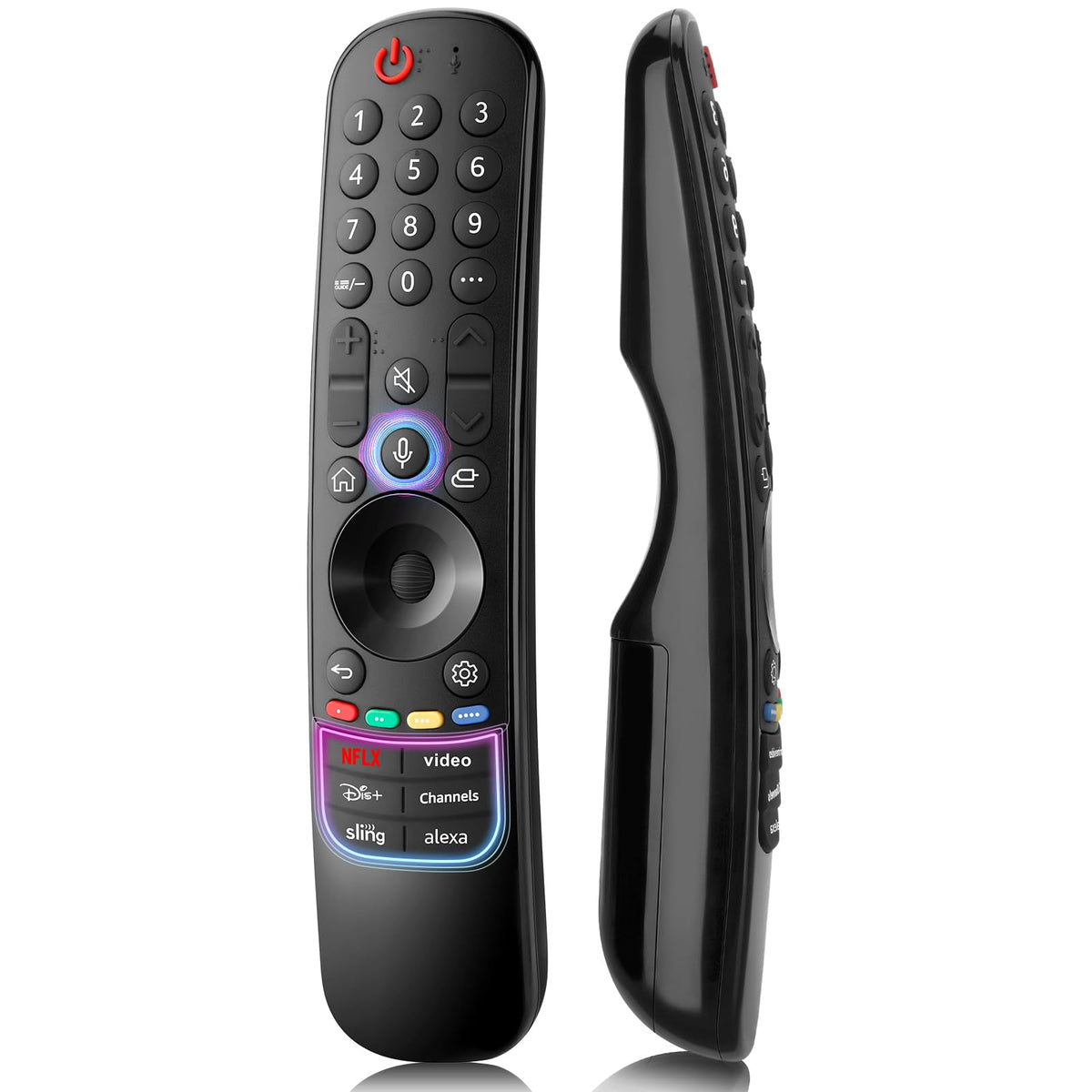 (Pack of 2) Replacement Remote Control Compatible for Roku TV,for TCL Roku/for Hisense Roku/for Onn Roku(Not for Roku Stick,Box and Players)
