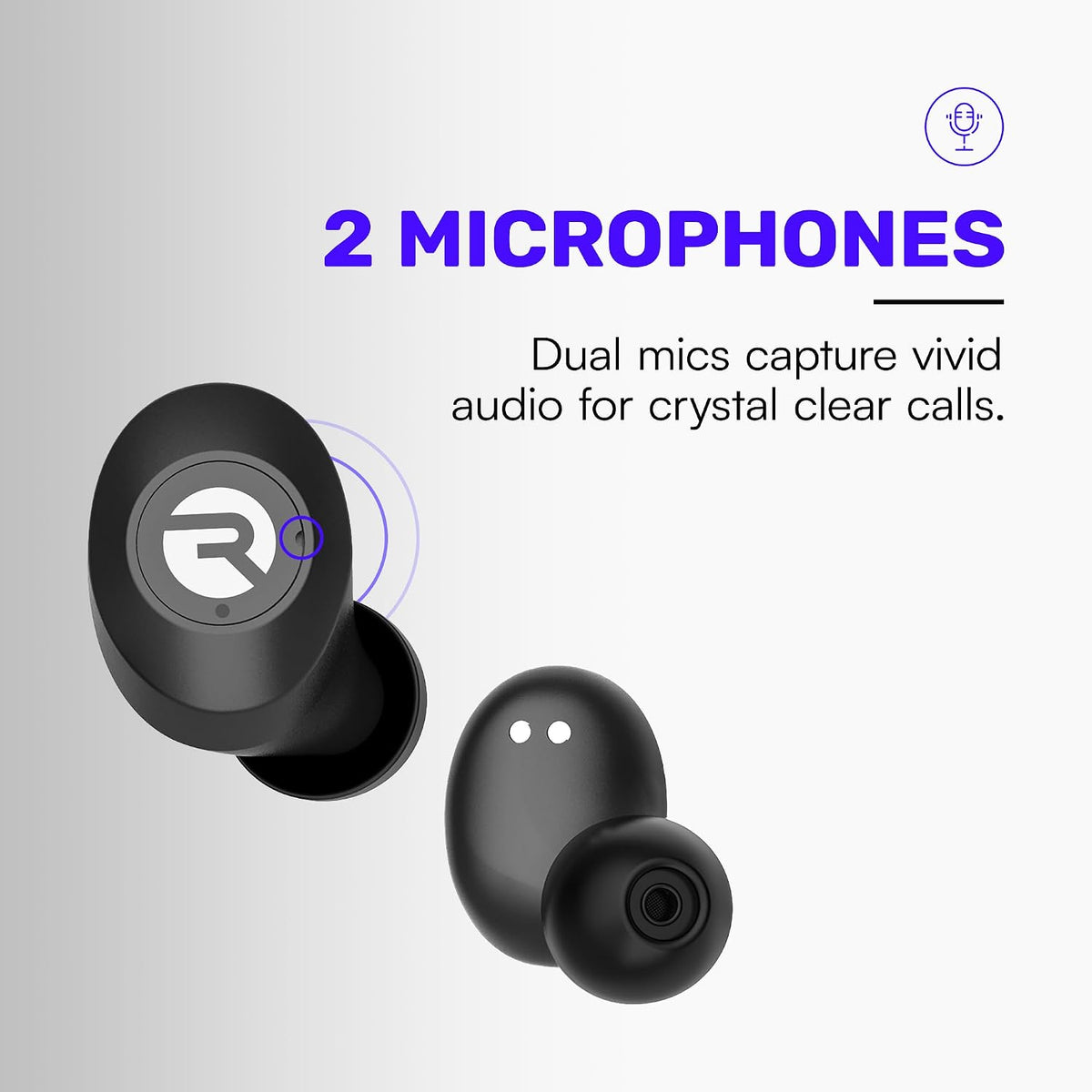 Raycon Everyday Bluetooth Wireless Earbuds with Microphone - Active Noise Cancelling, Sweat & Water-Resistant Earphones, Ear Buds Wireless Bluetooth (Mint)