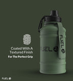 Fuel24 Stainless Steel Jug - 1.3 or 2.2 Litre Water Bottle - Extra Strong, BPA Free, Leak Proof - Large Gym Sports Bottle, 1.3L, 2.2L, Metal Bottle - Colour Options