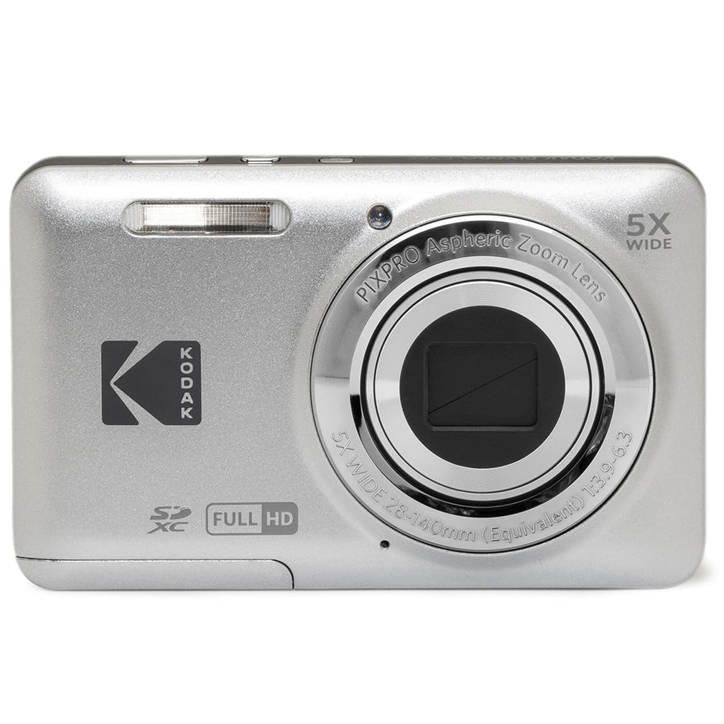 KODAK PIXPRO FZ55 16MP Compact Digital Camera, 5X Optical Zoom, Black