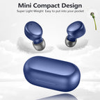 MOZOTER Mini Wireless Earbuds Bluetooth 5.3 in Ear Headphones Headsets