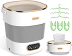 JUJOJB Portable Washing Machine, Folding 20L Mini Washer and Spin-Dryer