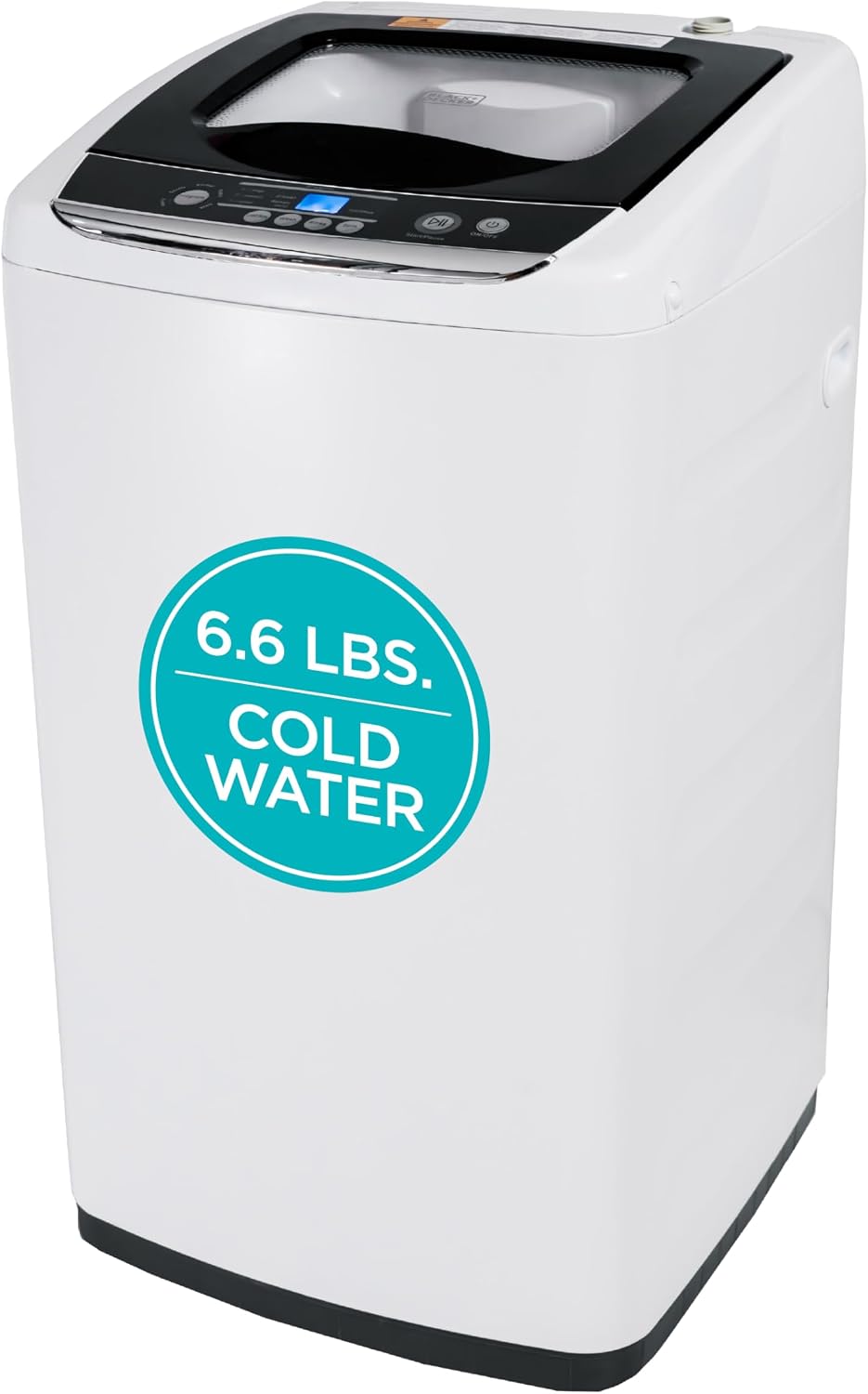 BLACK+DECKER 2.0 Cu. Ft. Portable Washer, 15.4 lb. Capacity, BPWM20W, White