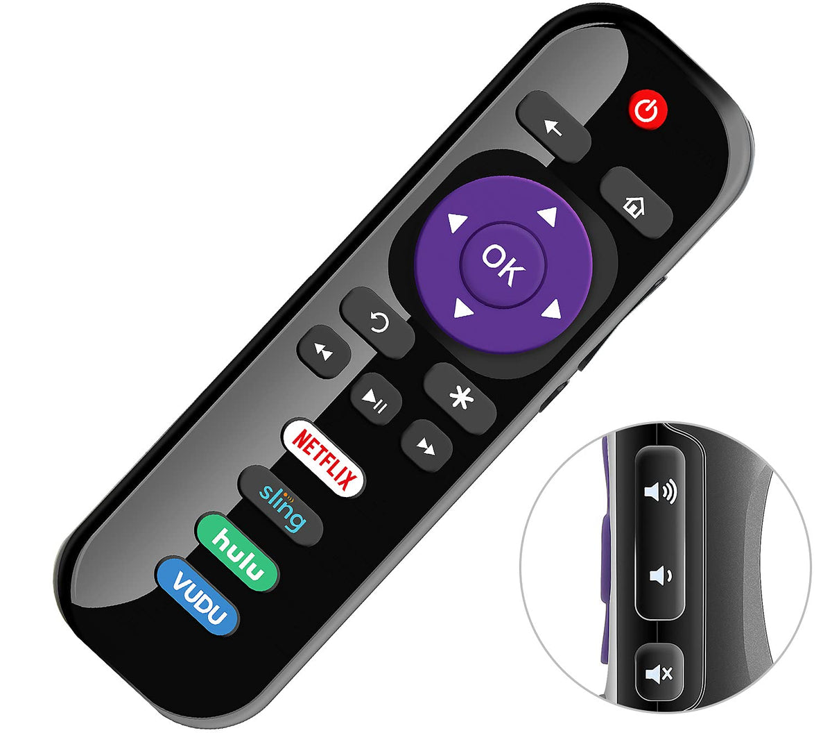 Universal Remote for All Samsung TV Remote, Replacement Compatible with All Samsung LED, LCD, QLED, HDTV, 3D Series Smart TVs (BN59-01259B)