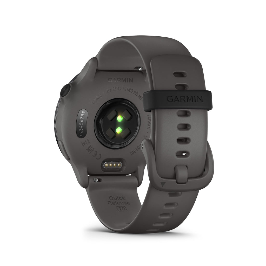 Garmin vívoactive 6, 42mm GPS smartwatch, AMOLED touchscreen, all-day health monitoring, personalised fitness features, advanced sleep coaching, Music, up to 11 days battery life, Bone/Lunar Gold