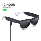 OhO Open Ear Smart Glasses, UV400 Z87.1 Lightweight Audio Bluetooth Glasses