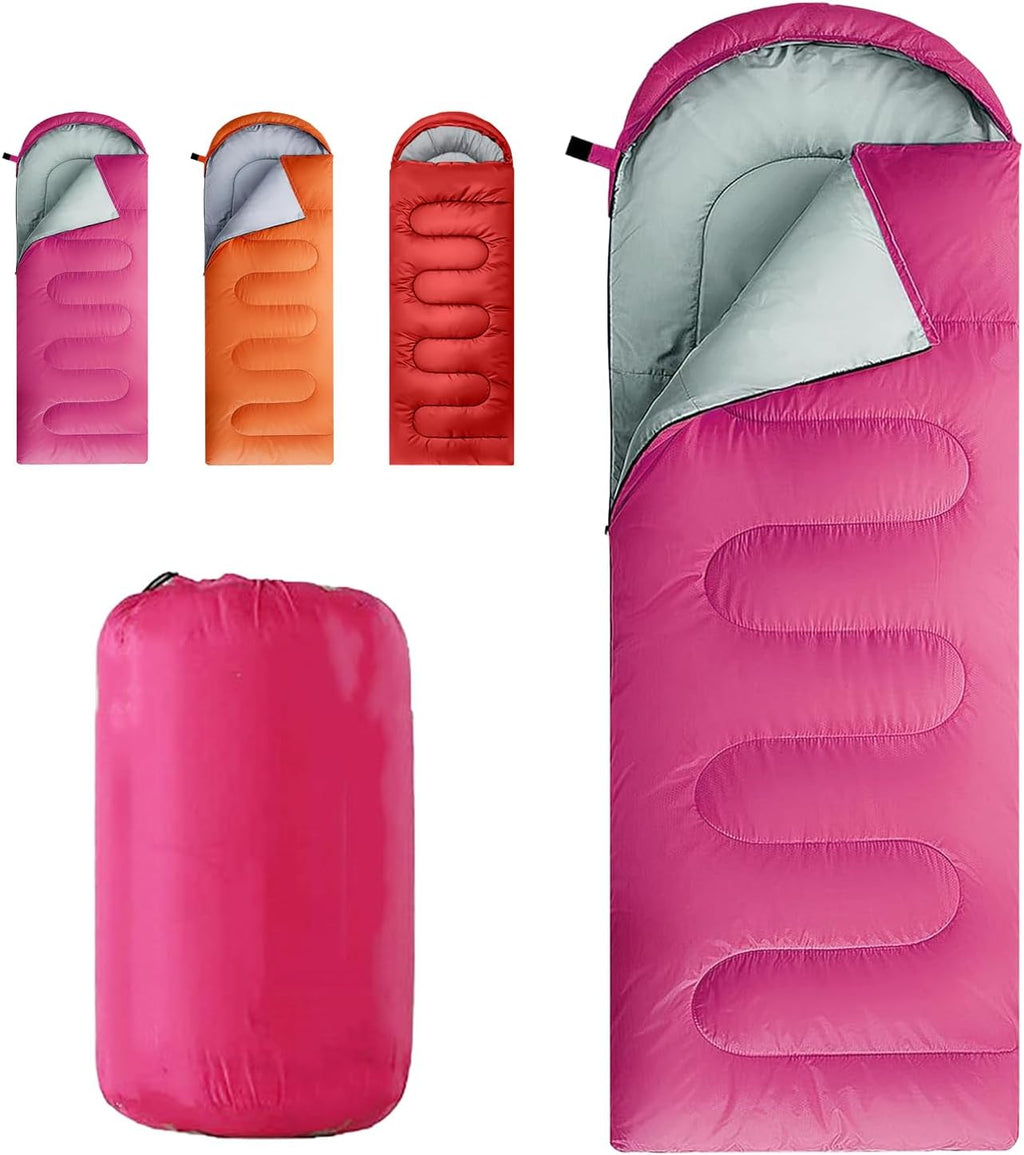 Sleeping Bag for Camping,Sleeping Bags for Adults Backpacking Waterproof,3 Seasons Adult Blanket,Small Packed Ultralight Carry Bag, Soft,Thick and Warm,for Outdoor Camping,Travel,Hiking