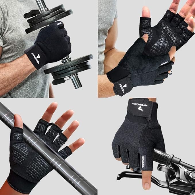 ATERCEL Weight Lifting Gloves, Gym Gloves Men Women