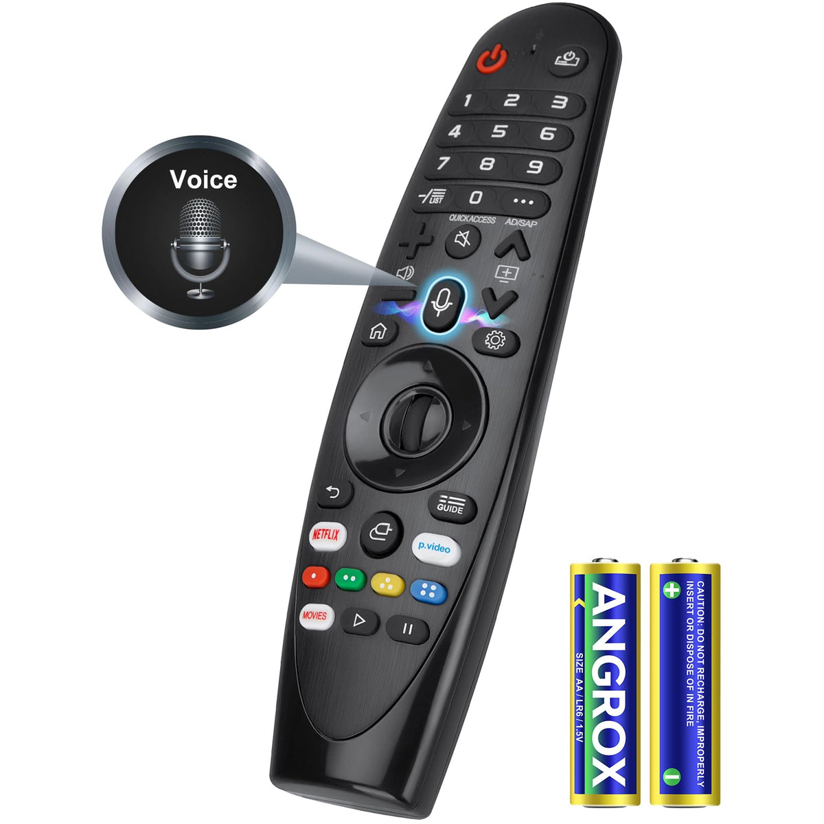 Universal Backlit Remote for LG Smart TV Remote Control Replacement