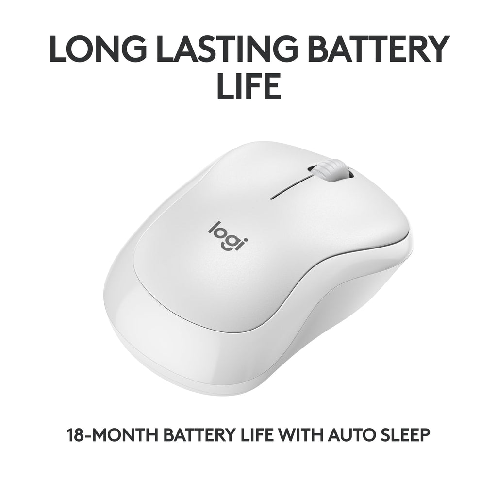 Logitech M240 Silent Bluetooth Mouse, Wireless, Compact