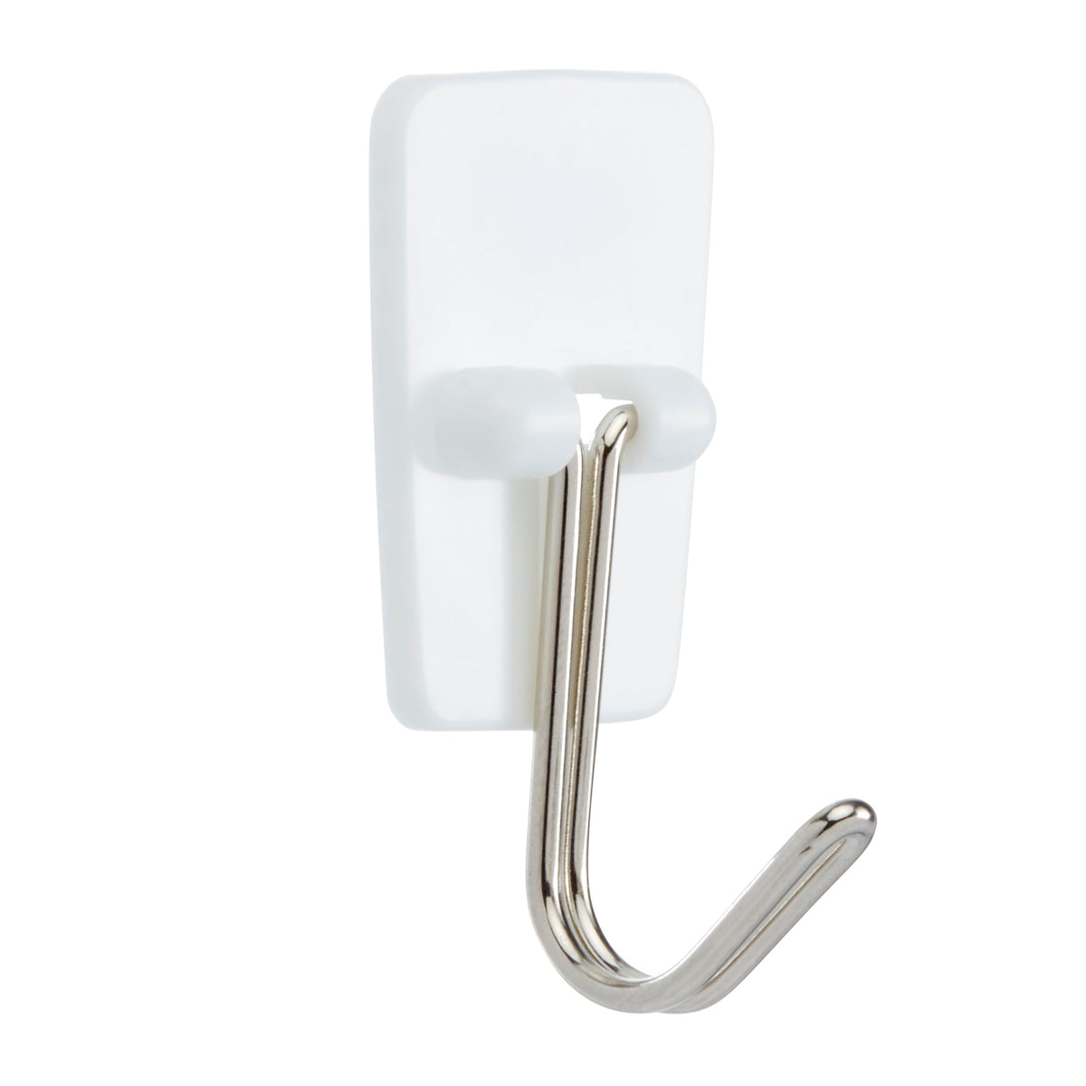 Command Medium Designer Hooks, 6 White Hooks and 9 Adhesive Strips
