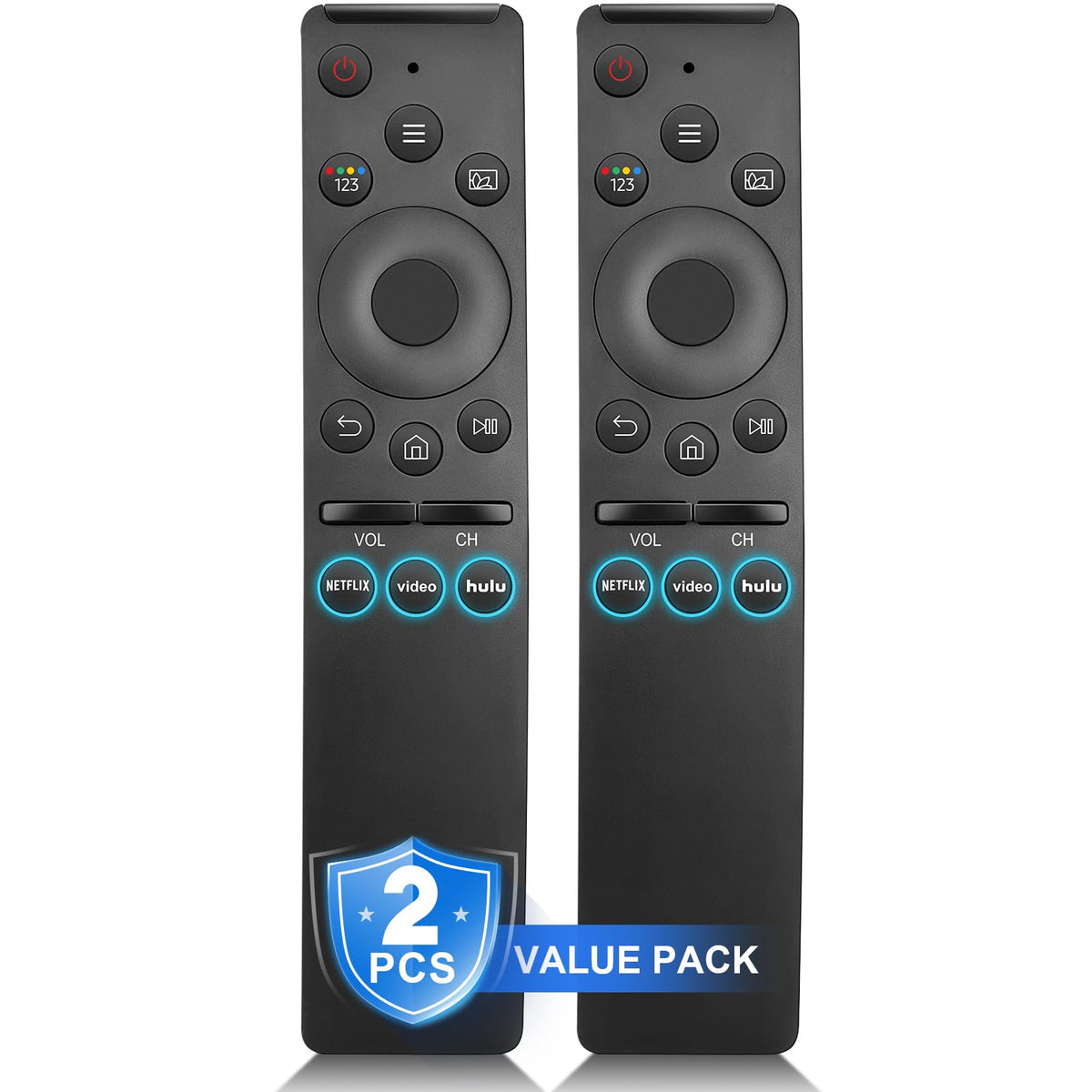 【2-Pack】 for Roku TV Remote,Replacement for TCL,ONN, Hisense Roku TVs