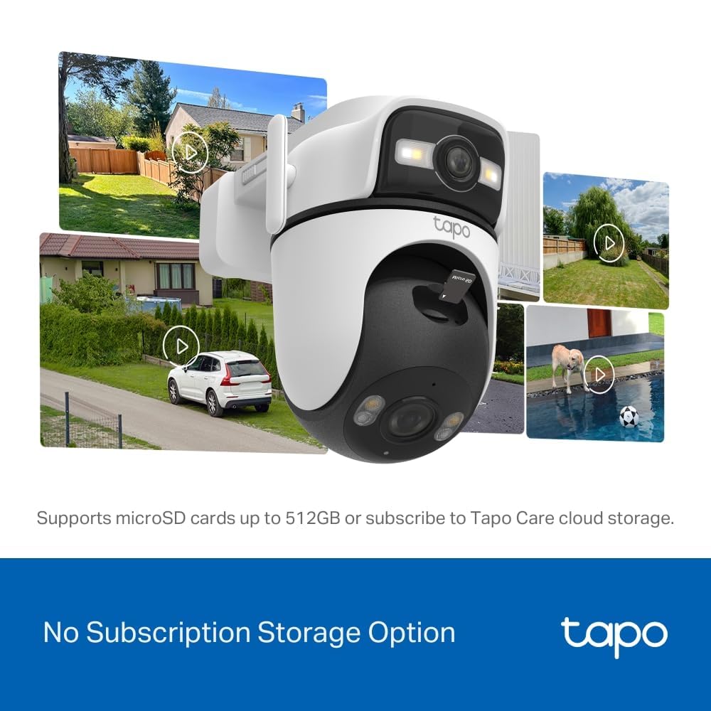 Tapo TC46 4K 8MP Pan/Tilt Outdoor Security Camera CCTV Camera