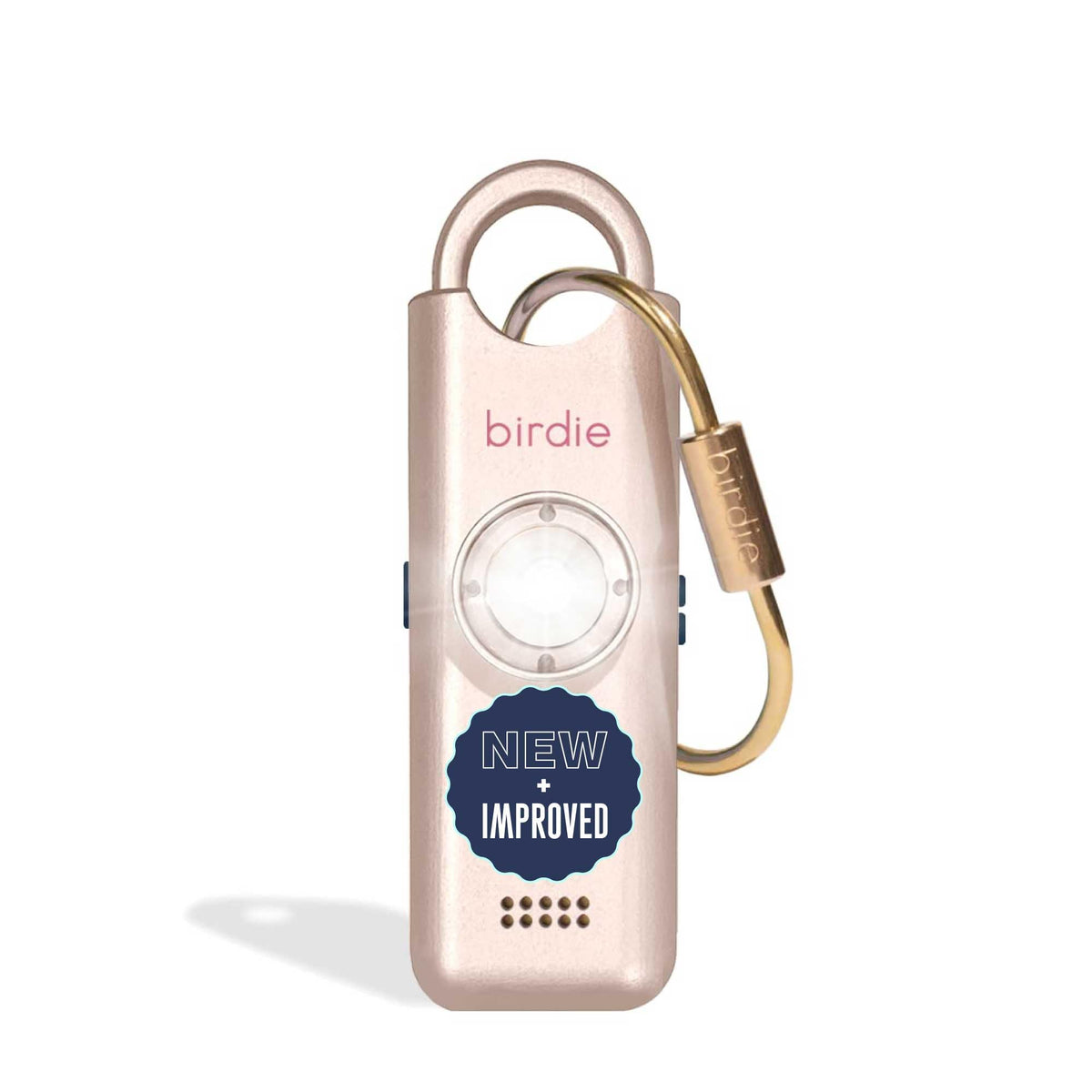 She’s Birdie 3.0 New Version – The Original Personal Safety Alarm for Women by Women–Loud Siren, Flash Light and Rechargeable Battery in a Variety of Colors (Coral Orange)