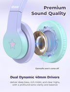 iClever HS19 Kids Headphones with Cord, Toddler Headphones for Boys Girls