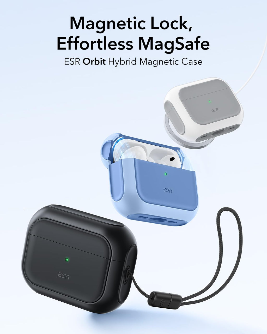 ESR for AirPods Pro 3 Case, Compatible with MagSafes, Purple